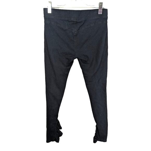 Prairie Underground Original Glove Legging Ruched Cropped Dark Blue Denim M NWT - Picture 3 of 10